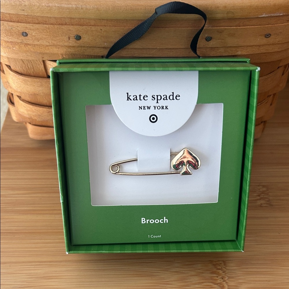 Kate Spade and Target Colab Gold Spade Brooch